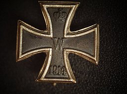 Eisernes Kreuz 1.Klasse, Reduktion, Eisenkern, 3-Teilig, magnetisch, WK1