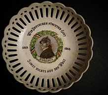 Kaiserlicher Teller für Plätzchen, 1815-1915, sehr feines Dekor, WK1