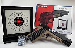 Einsteigerset "Crosman 1911 Target Kit" mit Starterpaket