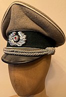 Schirmmütze Infanterie Offizier Wehrmacht Kopie WH WK2 Reenactment