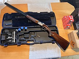 Beretta Bockflinte SV Perennia I Cal. 20/76 mit 535 Schuß Munition