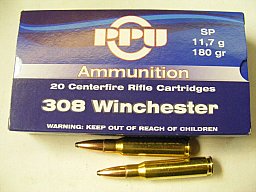 .308win/180 grs. Teilmantel PPU A-035 100 stk. # SSZ Berka