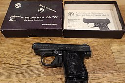 Sammlerstück SRS Pistole HS Mod. 5 A "G" Kal. 8mm