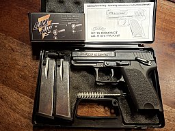 IWG SP15 Compact 9mm PAK Schreckschuss Pistole USP/P8