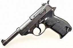 WK II Nrgl. Pistole P.38 aus MAUSER Fertigung " byf 43 " im Kaliber 9mm Luger