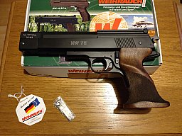 HW 75 Luftpistole , Weihrauch
