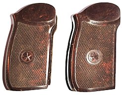 Originale Bakelit - Griffschalen Abdeckungen CO2-Luftpistole Baikal MP-654 MP-654K MP 654 K NEU !!!
