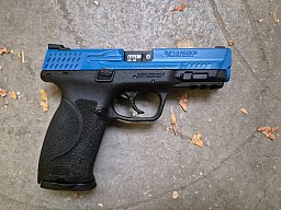 T4E Smith & Wesson M&P9 M2.0 .43, CO2 blauer Schlitten