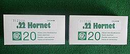 40 Stück NEUE .22-Hornet - RWS Hülsen