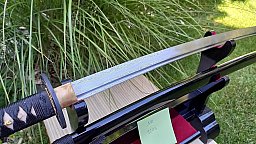 Samurai Schwerter Katana Schwert - scharf, echt & handgeschmiedet - gefaltetes Katana Schwert ohne S