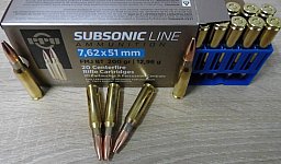 Munition PPU 308win SUBSONIC VM
