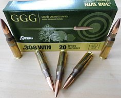 Munition GGG 308win 168gr SMK Sierra
