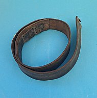 Leder-Koppel-Leibriemen gekürzt, 91cm.