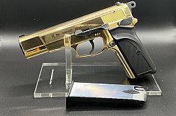 Browning GPDA 9 Gold – 24 Karat Gold Finish – 9 mm P.A.K.