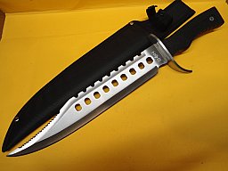 Bowiemesser Jagdmesser Fahrtenmesser Gürtelmesser Rambo R3
