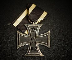 Eisernes Kreuz 2.Klasse, Eisenkern, 3-Teilig m. Band, WK1