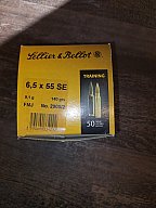 S&B 6,5x55 SE FMJ 140grs 50 Schuss