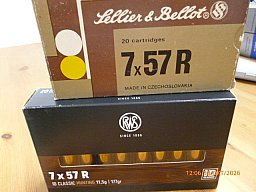 Verk. Patronenhülsen 7x57R