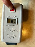 x-radar paintball chronograph hand-chrony geschwindigkeitsmesser