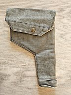 Original WWII RAF Pattern P37 Canvas Holster (1944), für Enfield No. 2 Mk I, Webley Mk IV