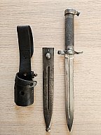 Originales Bajonett für Schwedenmauser M96 und M38 Gewehre. Inkl. Koppelschuh