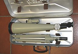 Spektiv, ein Russisches 3PT - 457 30x / 60x mit Stativ im Koffer, MADE IN USSR