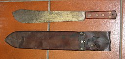 Alte Machete in Lederscheide, ENDURE JOSH BEAL & SONS SCHEFFIELD