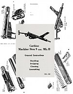 Nachdruck englische Dienstvorschrift STEN Maschinenpistole MK II