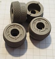 E14, 00126, ANSCHÜTZ, Drehknopf 6702 Rändelgriff für Höhenschraube Knopf Tiefe u