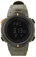 M-Tac® Taktische Uhr OLIV mit Kompass - zum Wandern / Joggen usw.