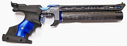 PRESSLUFTPISTOLE WALTHER LP500-M EXPERT - DESIGN BLAU - MECHANISCHER ABZUG - MEISTERMANUFAKTUR