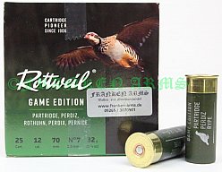 Rottweil Game Edition Rebhuhn 12/70 2,5mm 25Stück 2408654