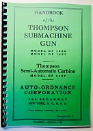 Nachdruck US Vorschrift Thompson submachine gun 1928A1 M1A1 Tommygun MP Maschinenpistole