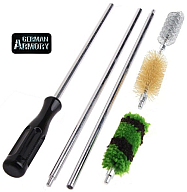 Schrotflintenreinigungsset für Kaliber 16G Putzstock Waffenreinigung Waffenpflege Flinten