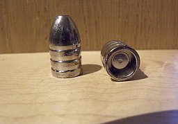 .575 Minie - Geschosse, 633grain, flacher Hohlboden