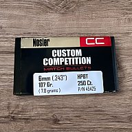 .243 107 gr HPBT Geschosse 250 Stück von Nosler Neu
