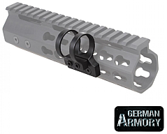 Taschenlampenhalter / Flashlight Mount 25,4mm 1Zoll für Keymod AR15 Lampenhalter Nachtjagd Tactical