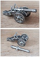 Massive Miniatur-Kanone aus hochwertigem Zinn (114g) – Renaissance-Stil