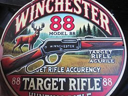 WERBUNG für Winchester 88 Holz rund ca 20 cm