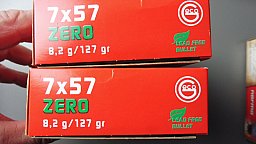 Geco Zero kal. 7x57 127gr. 8,2g. 40 Stück ******einfach mal ansehen***