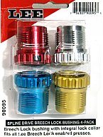 LEE #90095 Breech Lcok Quick Change Bushings Spline Drive Schnellwechselbuchse Matrizen Presse 4er !