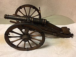 Vorderlader-Modellkanone „Friedrich II.“ Cal. .69, staatl. beschossen
