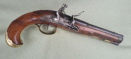 deutsche Steinschloss-Pistole, ca. 1760