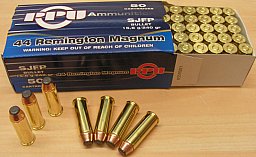 Munition PPU .44mag TM