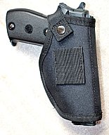 CORDURA PISTOLENHOLSTER 9mm LUGER mit GÜRTELCLIP