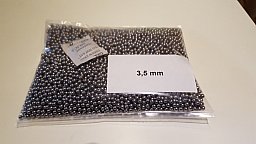 1 Kilo Stahlkugeln 3,5mm 5000st.