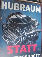 ELEKTROAUTO - Votum auf Blech 20x30 cm versandkostenfrei