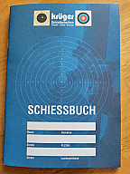 Schießbuch als Behördennachweis von Krüger.