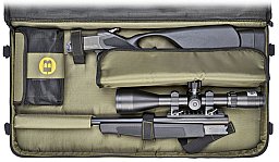 BERGARA BA13TD Futteral / Tasche für zerlegte Kipplaufbüchse (Blaser K95) Farbe grün Maße 70 x 32 cm