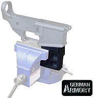AR15 BüMa M16 M4 .223 Lower Schraubstockklemme Viseblock Magazinschachthalter Waffenbearbeitung